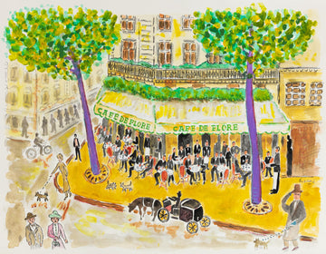 Cafe Flora in Paris, France