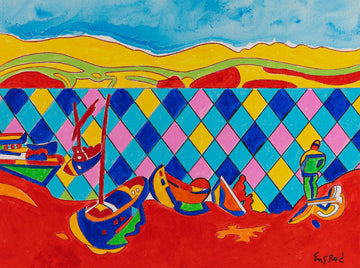 Boats on the Beach at Collioure