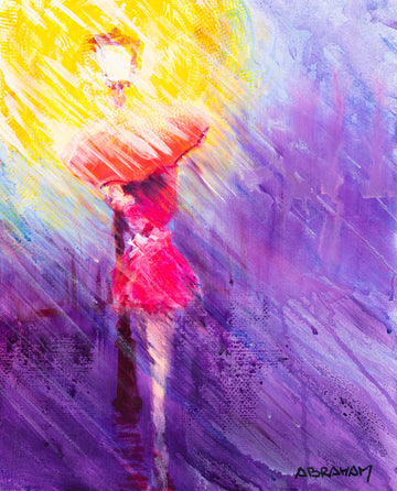 Pluie sous le Reverbere