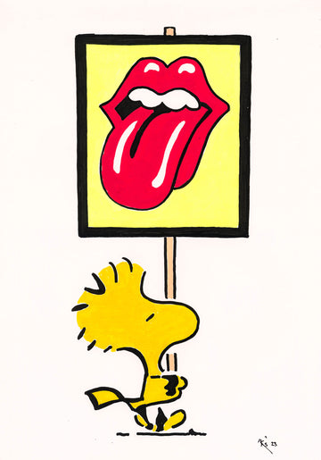 Woodstock Protester - Rolling Stones