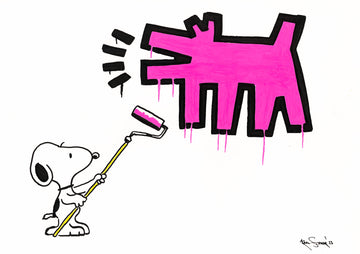 Snoopy Haring Dog